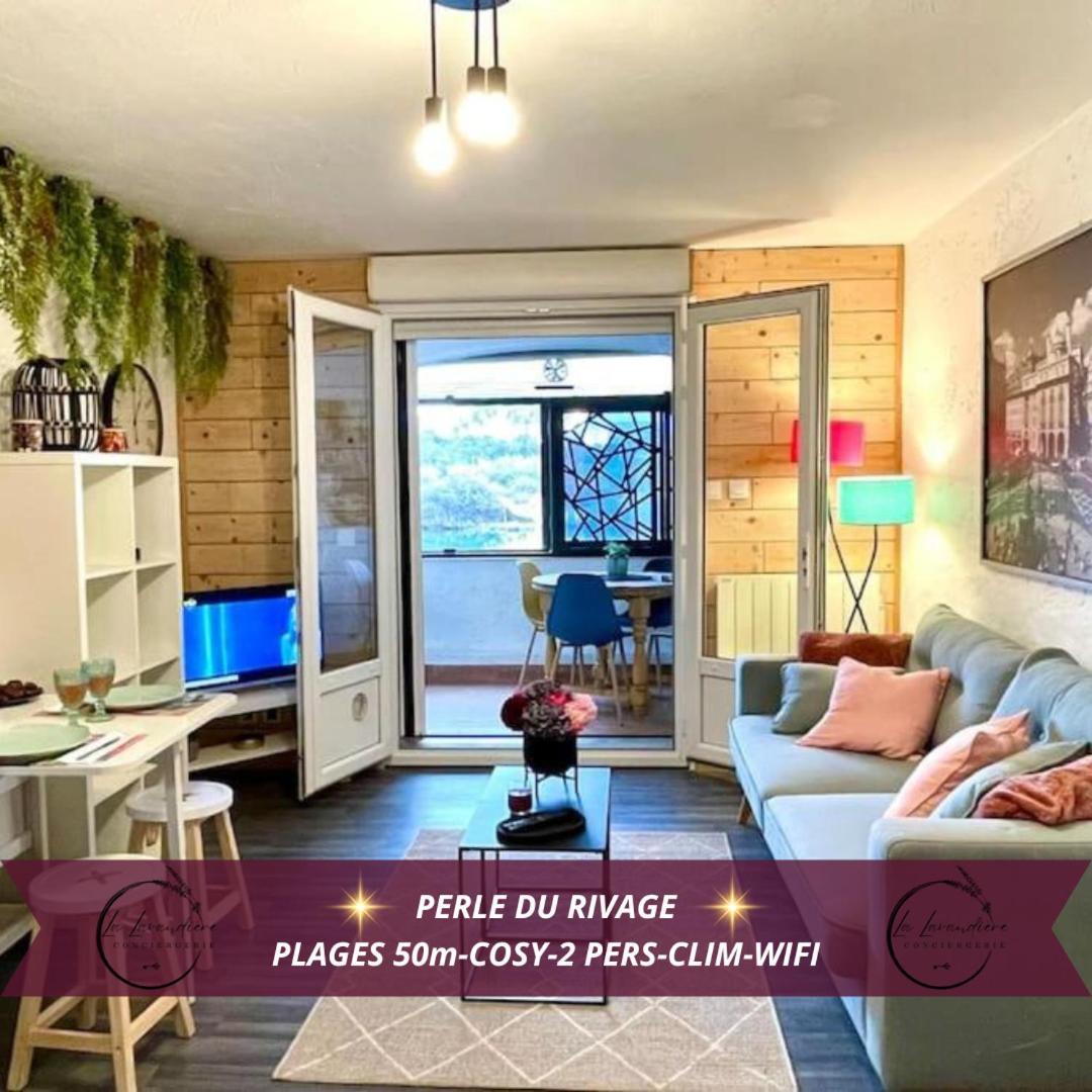Perle Du Rivage - Plage 50M, Clim, Wifi, 2 Pers Fos-sur-Mer Exterior foto