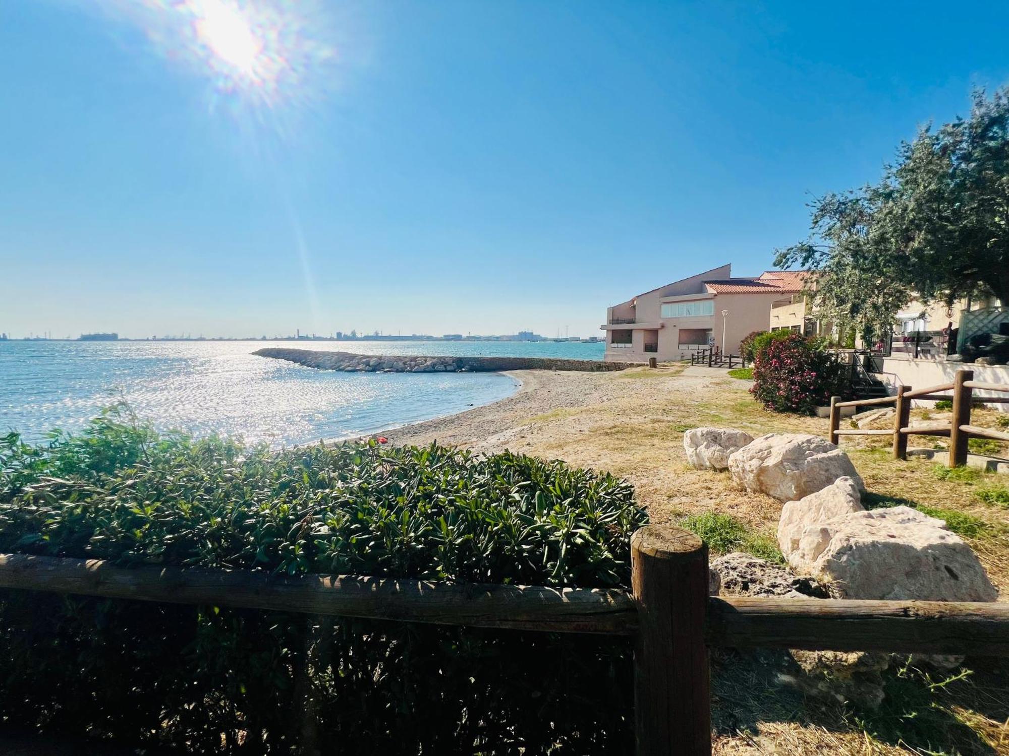 Perle Du Rivage - Plage 50M, Clim, Wifi, 2 Pers Fos-sur-Mer Exterior foto