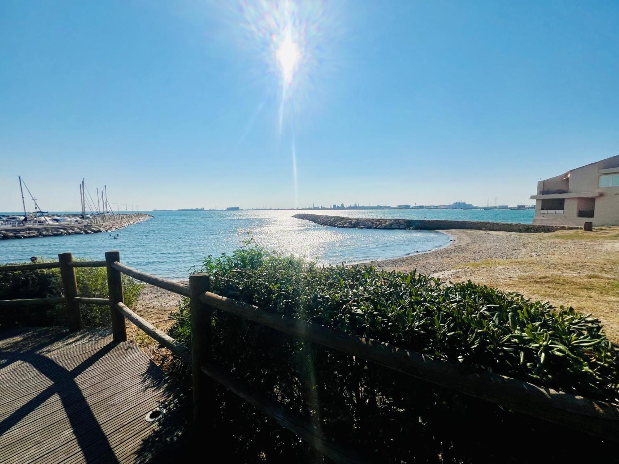 Perle Du Rivage - Plage 50M, Clim, Wifi, 2 Pers Fos-sur-Mer Exterior foto